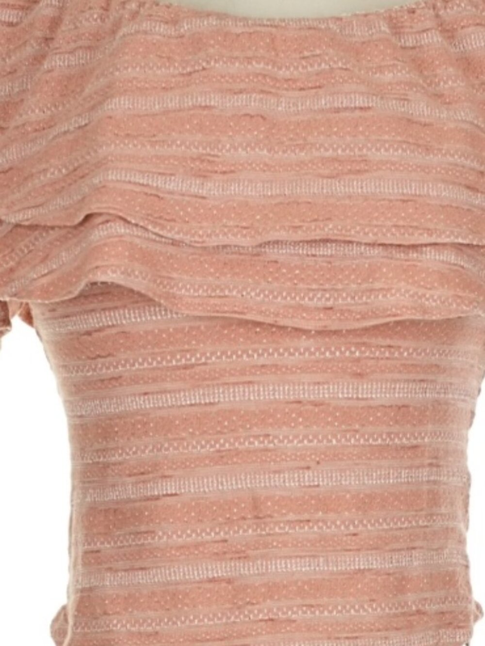 NWT Free People Heirloom Ruffle Boho Top Boho Cottagecore Ruffle Romantic XS $78 - Picture 11 of 11